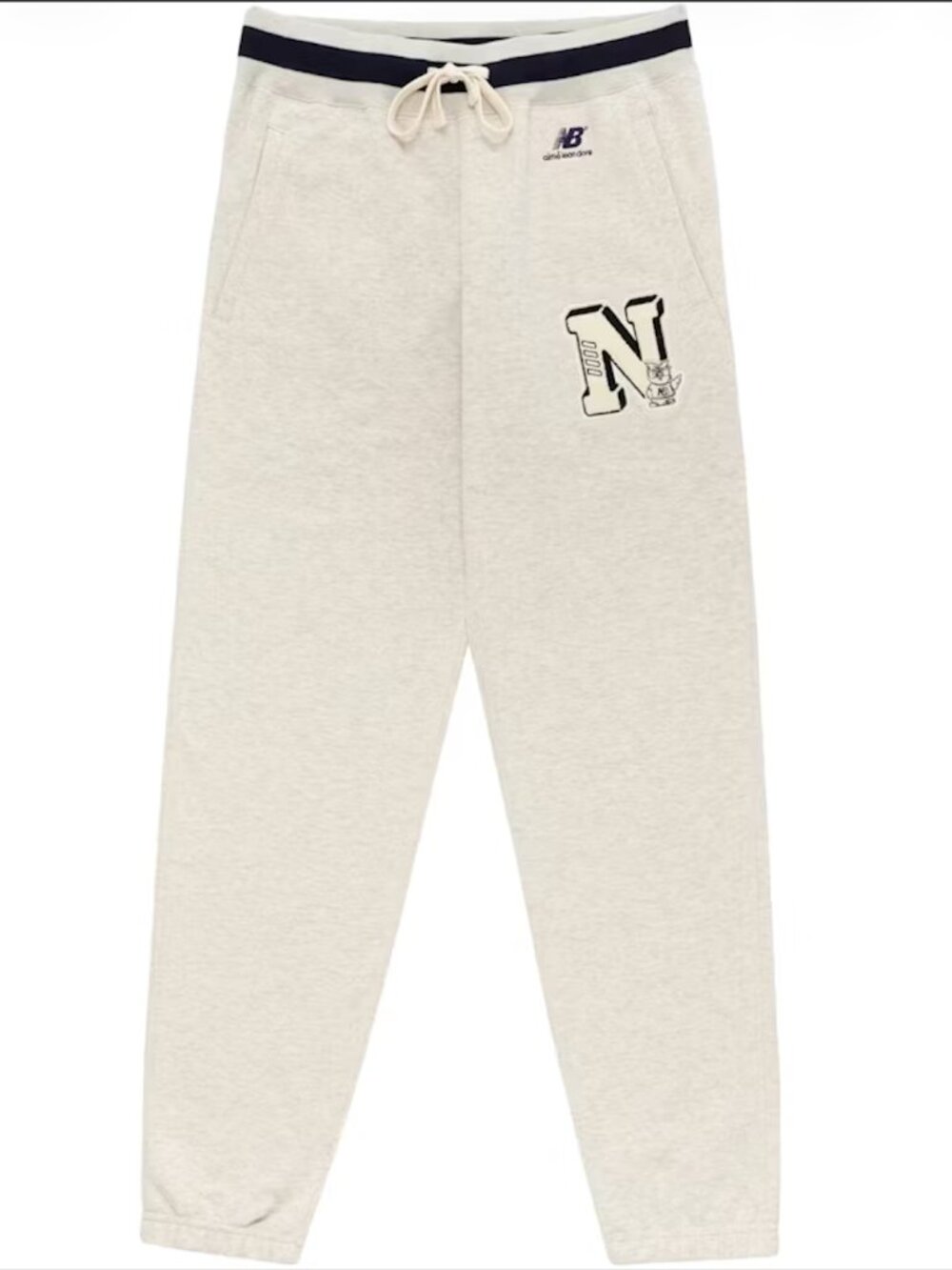 New Balance x Aime Leon Dore IFTB Varsity Sweatpants in Oatmeal